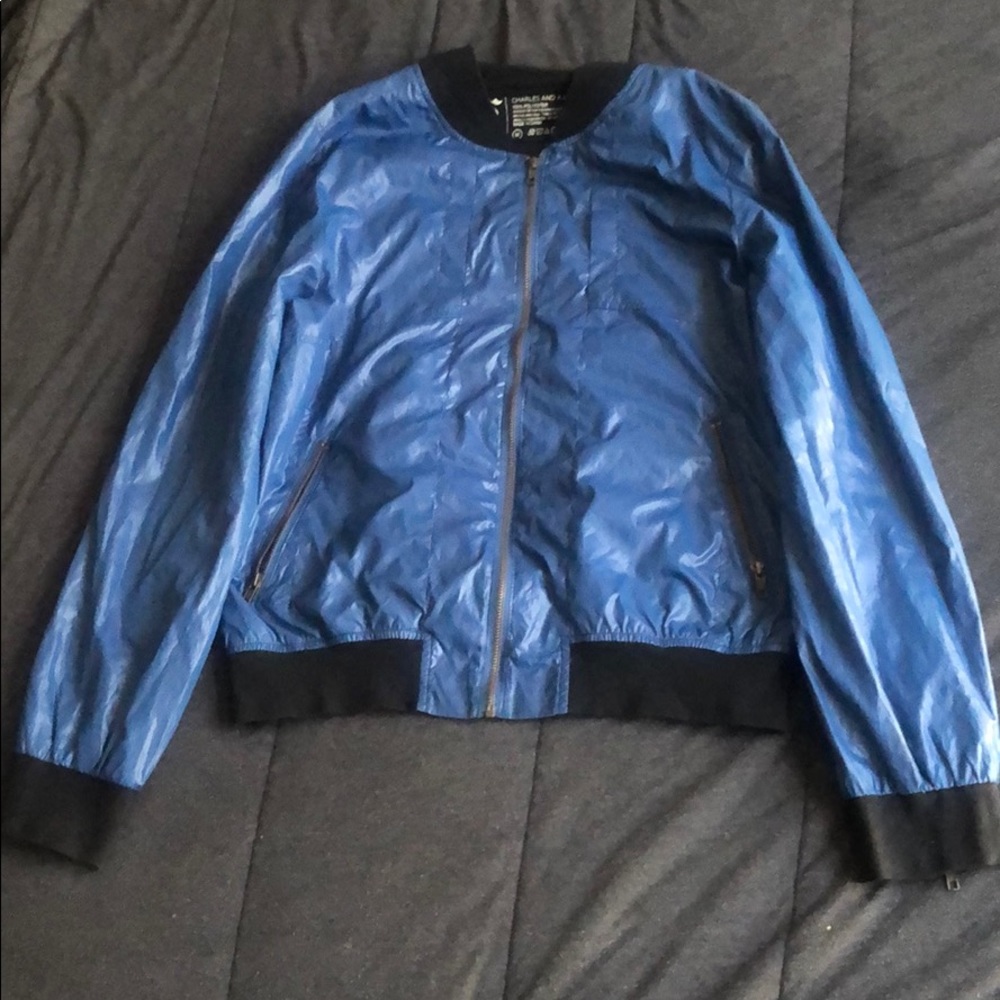 Mens Futuristic Light Rain Jacket